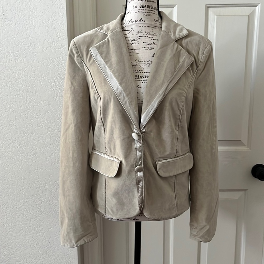 Victorian Inspired Velvet and Satin Jacket